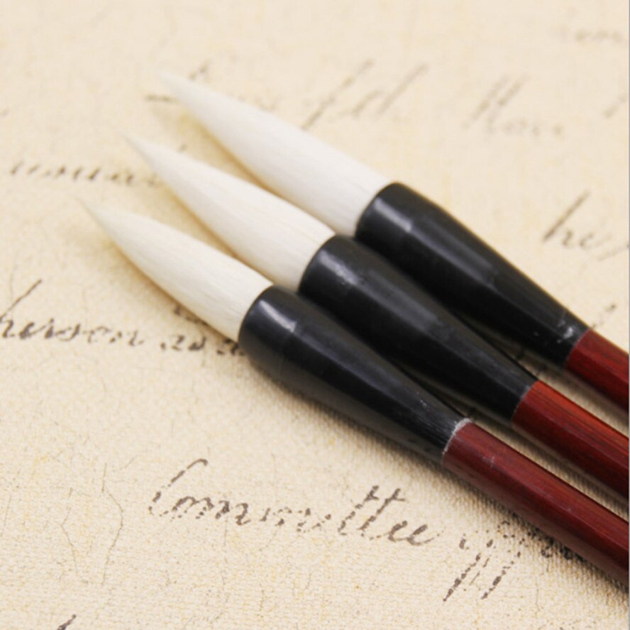 3 pcs Big Calligraphy Brushes wool hair brushes pen set for artist painting calligraphy art supplies