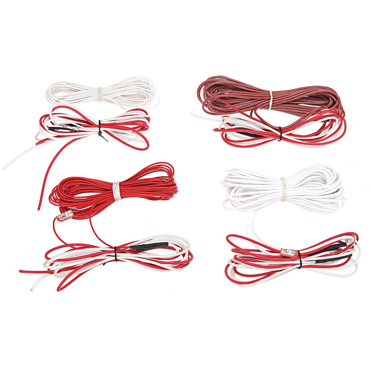 low cost multipurpose 12K 33ohm carbon fiber heating cable floor heating wire 10m infrared heating cable HRAG/PTFE/SRAG