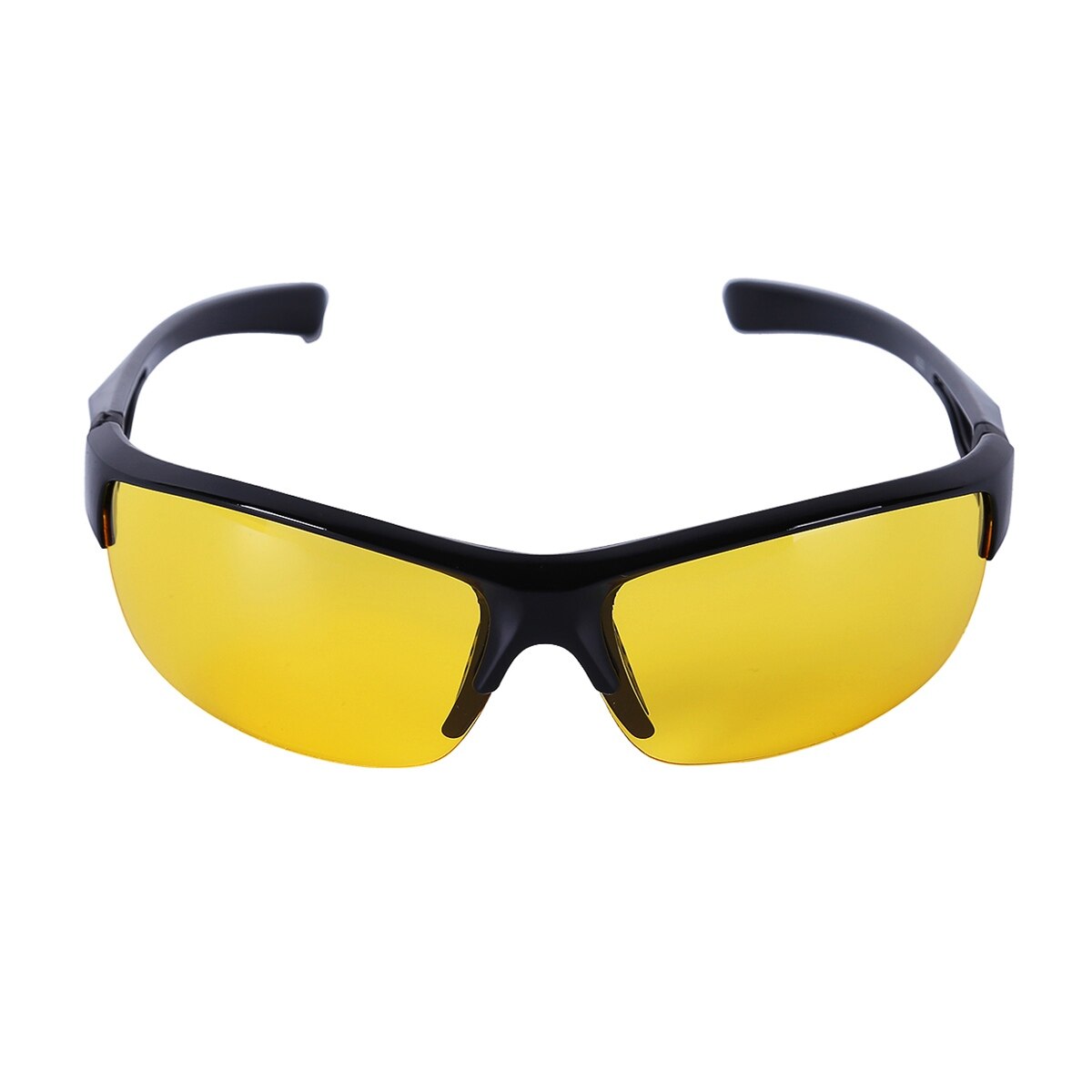 Lunettes de soleil de sport tendance pour hommes et adultes avec monture ultra-légère, parfaites pour le baseball, la conduite, la pêche, le golf, la course à pied: Noir jaune