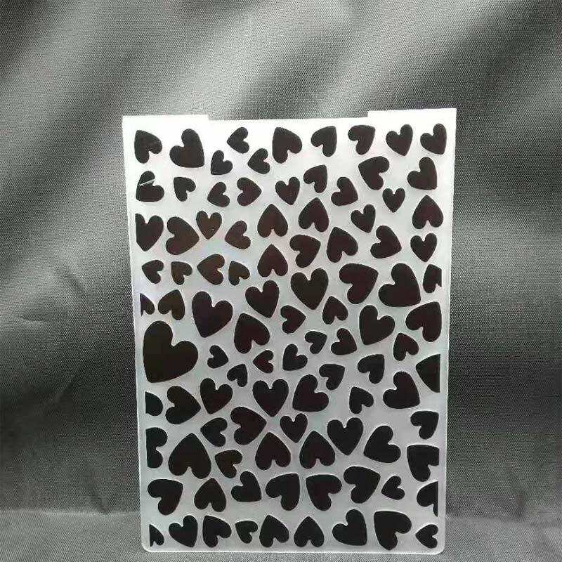 ZATBWS Precious time Embossing plates DIY Paper Cutting Dies Scrapbooking Plastic Embossing Folder: 087