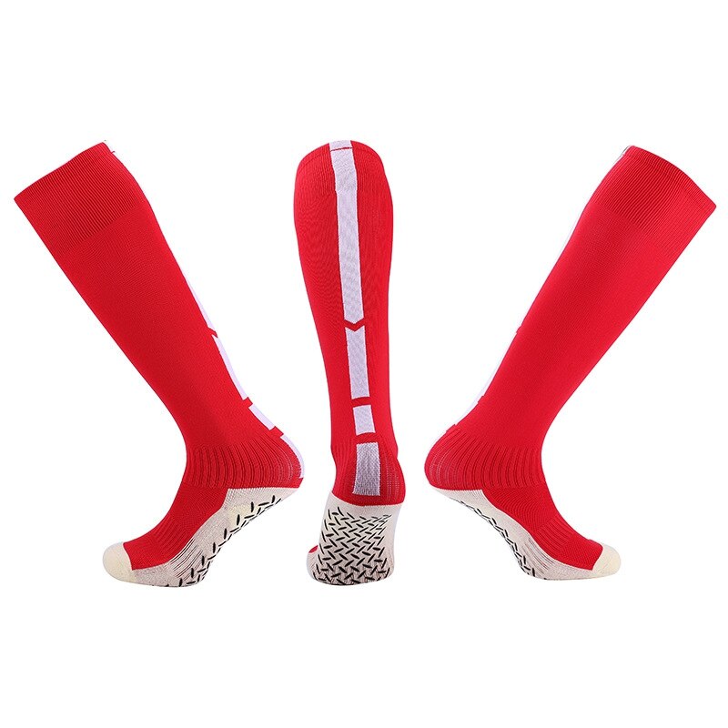 Mannen Vrouwen Professionele Sport Basketbal Sokken Running Marathons Compressie Sokken Anti Slip Knie Hoge Lange Kous: R