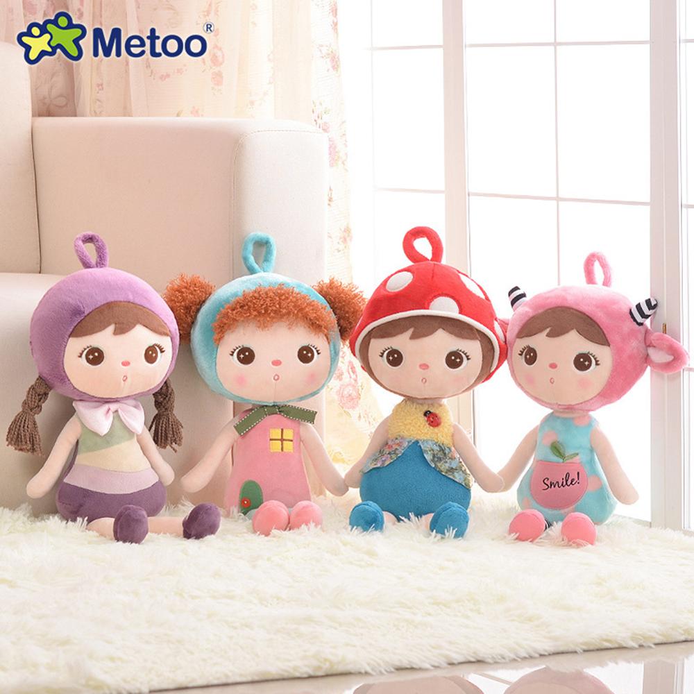 Metoo Baby Meisje Pop Cartoon Speelgoed Dieren Zacht Speelgoed Voor Meisjes Kinderen Jongens Kawaii Baby Pluche Speelgoed Verjaardagsfeestje