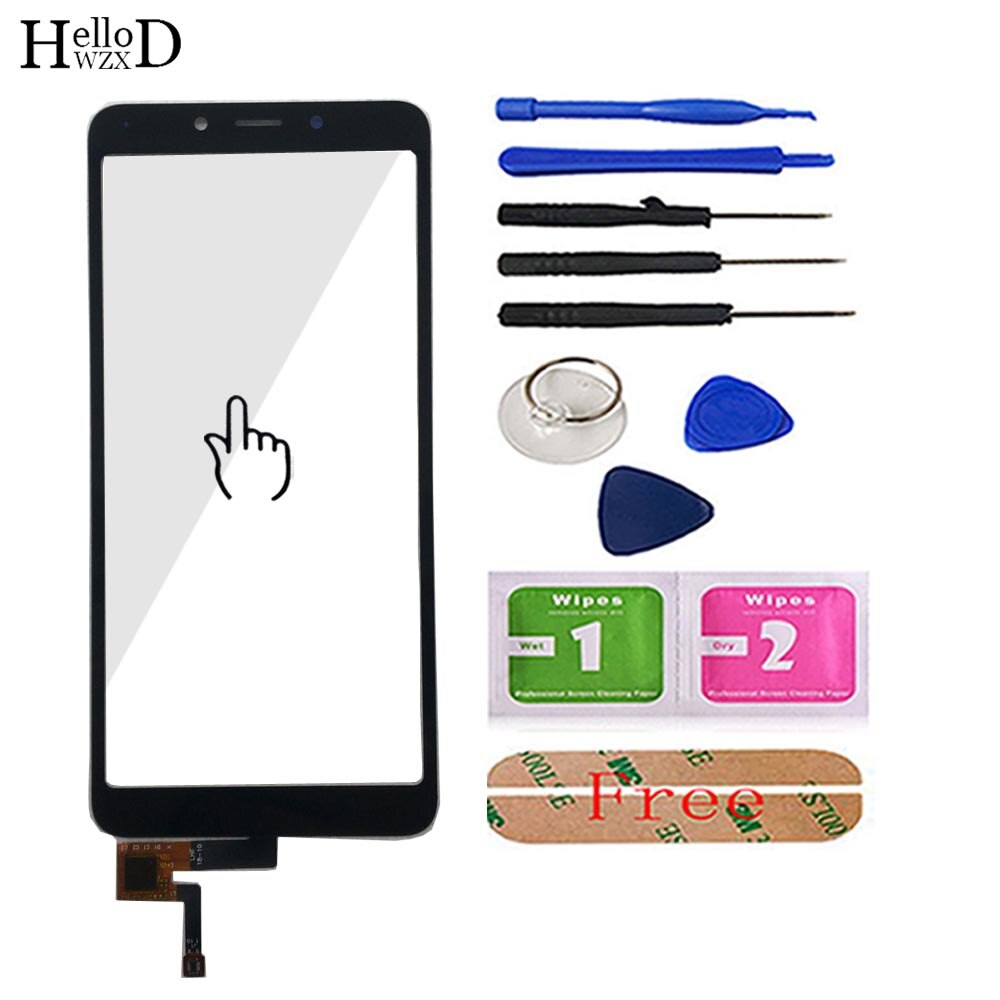 Mobile Touch Screen Front Glas Für Xiaomi Redmi 6A Touch Screen 5,45 ''Digitizer Sensor Panel Ersatz Werkzeuge Adhesive