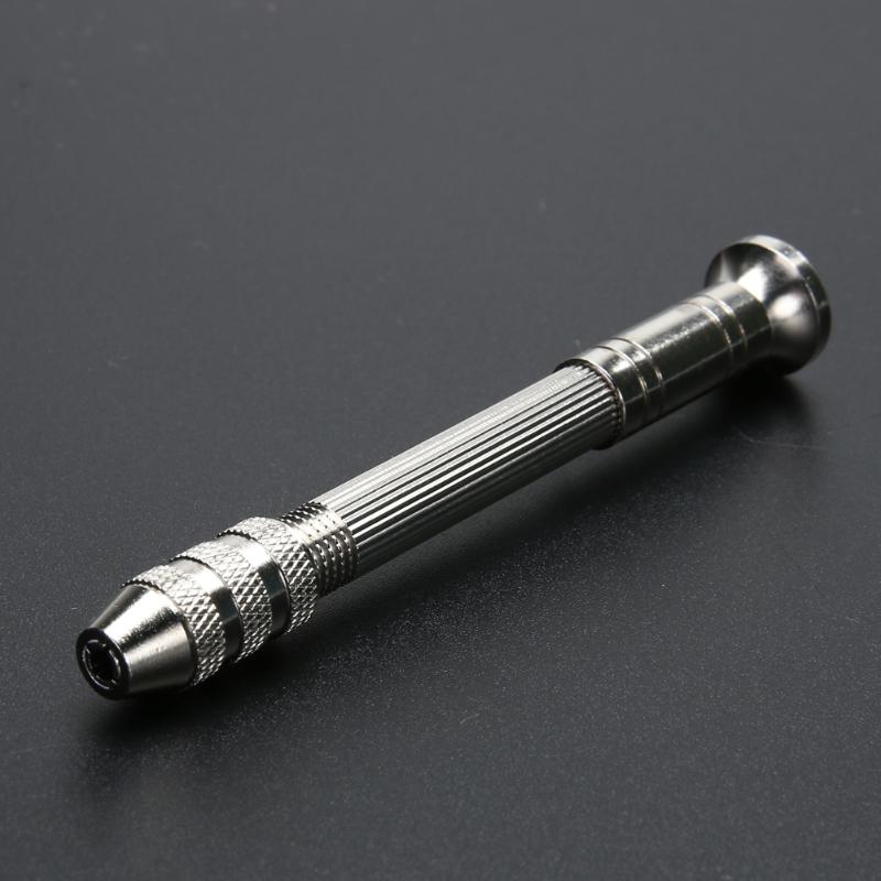 Mini Adjustable Chuck Manual Hand Drill Switch Tool Twsit Micro Spiral Drill Bit 0.3-2.5mm Pin Vice