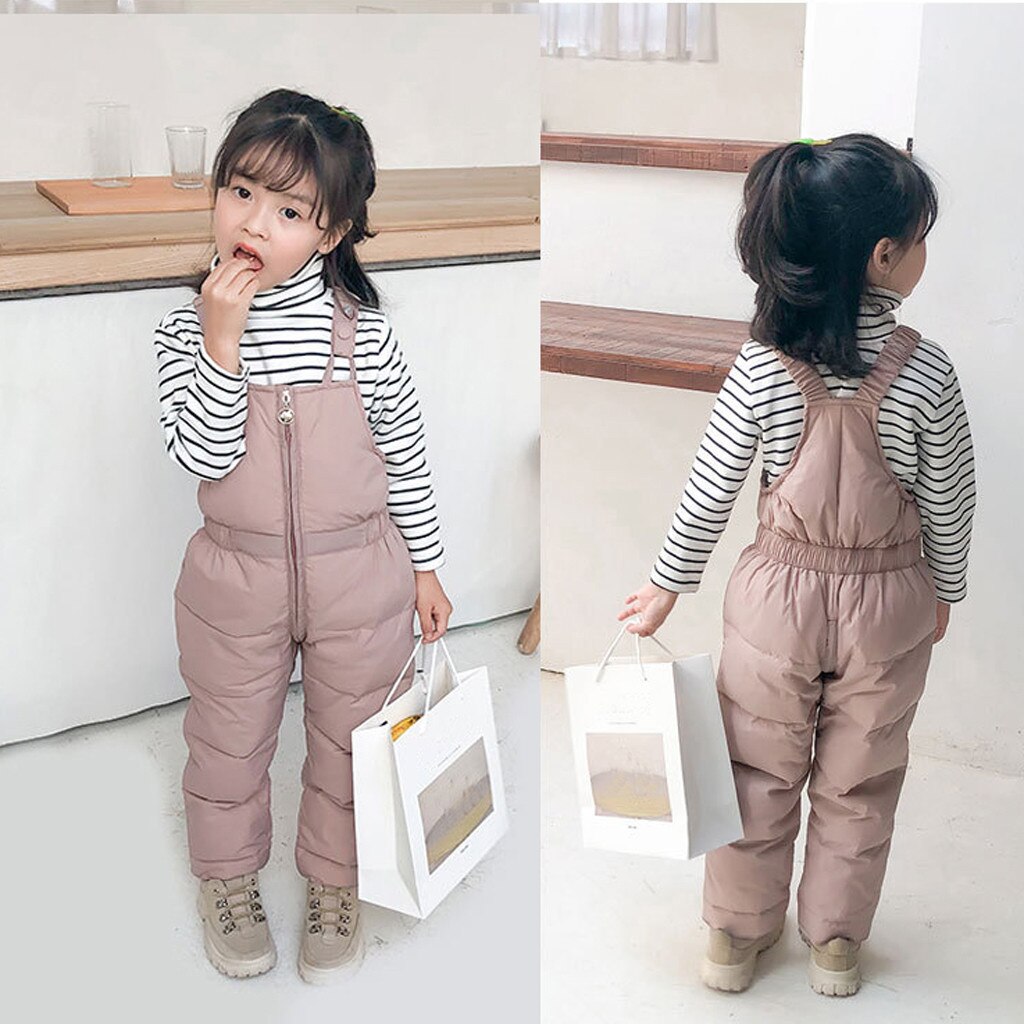 Baby Overalls Kinderen Jumpsuit Winter Peuter Jongens Meisjes Warme Broek Overall Jumpsuit Winter Broek Kleding Salopette Enfant