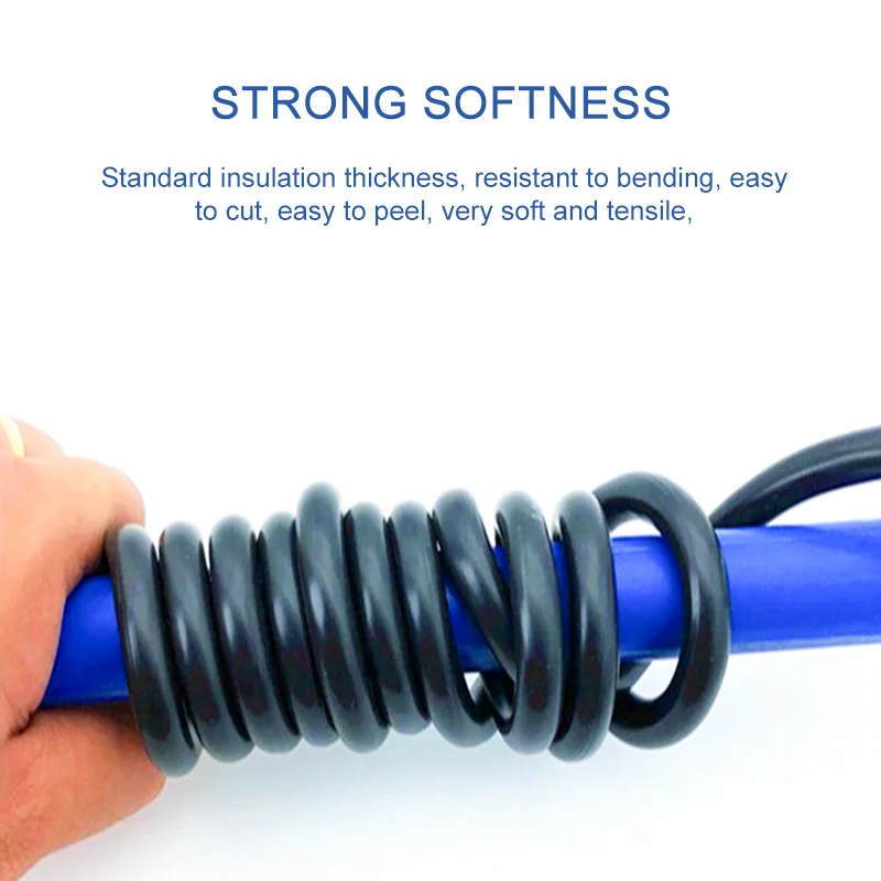 RVV 6Szpilka 7Szpilka 8Szpilka Kabel z czystej miedzi 1 metr Przewody sterujące 0,5/0,75/1,0/1,5 Kwadratowy przewód zasilający robić zastosowań zewnętrznych Linia sygnałowa Osłona PVC