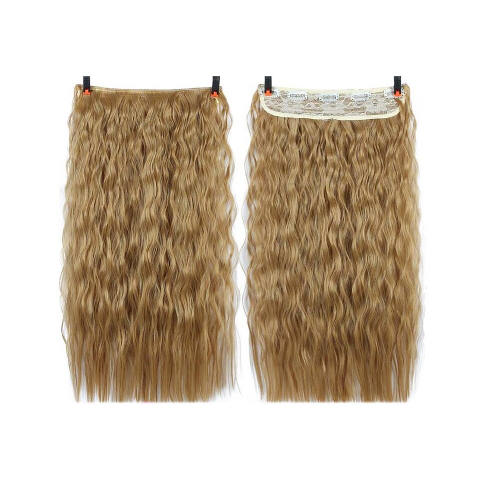 Lang Krullend Clip In Een Stuk Synthetisch Haar Ui... Grandado