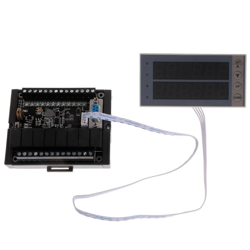 Plc FX1N-20MR & Rail Type Behuizing & Plc Display Relaismodule Vertraging Module 10-28V Rental &