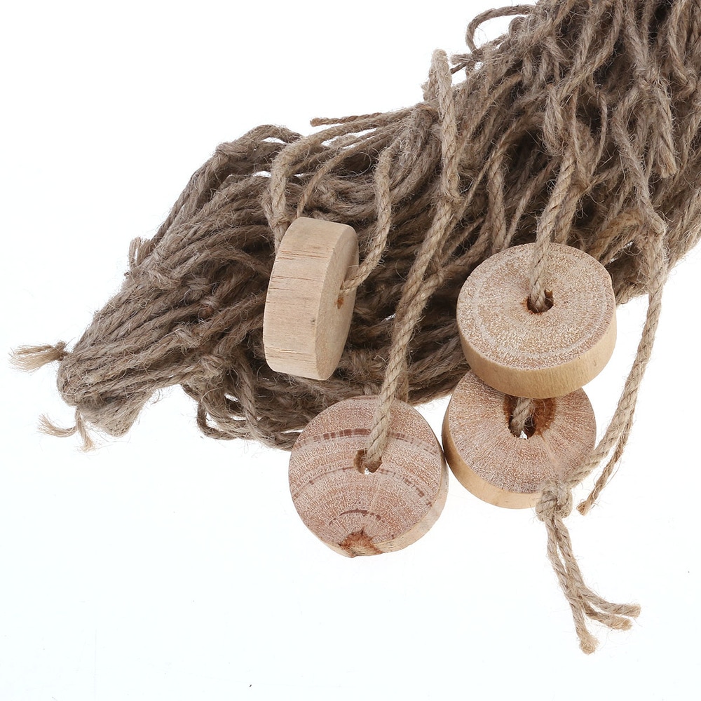 100*200cm Mediterranean Style Decorative Fish Netting Marine Fishing Net Wall Decoration Photographing Background