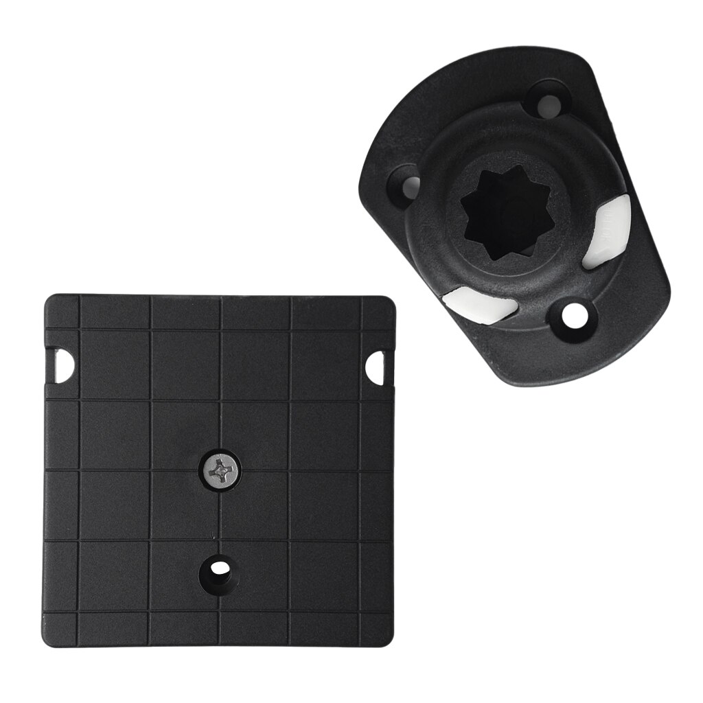 102 X 102mm Black Nylon Universal Fish Finder Mount With Deck Mount Base