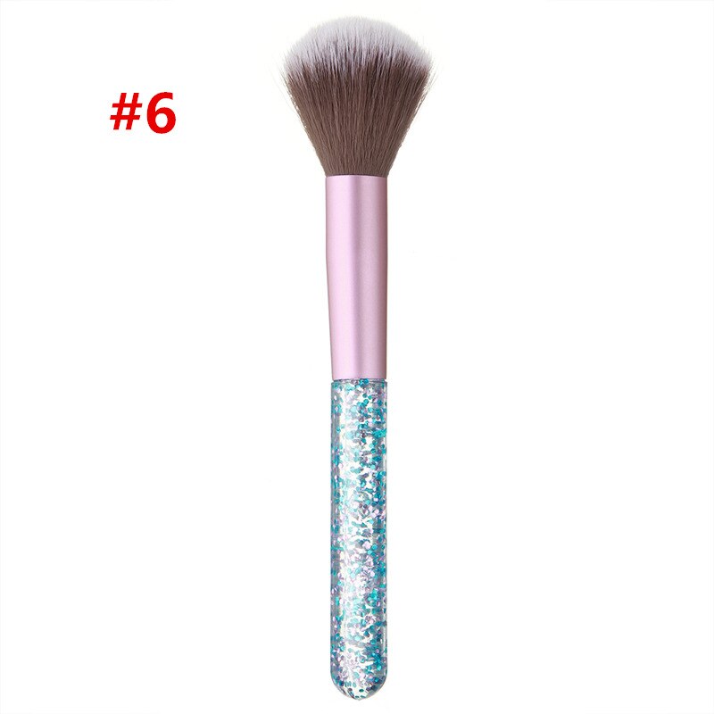 Diamond Nail Reinigingsborstel Soft Nail Art Voor Acryl & UV Gel Dust Cleaner Brush Manicure Pedicure Tool: Nail Brush-06