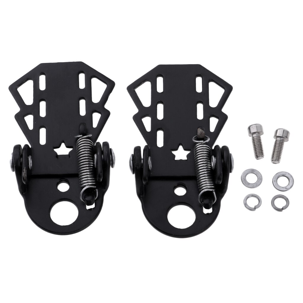 1 paar universele fiets achterzitje pedaal staal opvouwbare mountainbike fiets voetsteunen