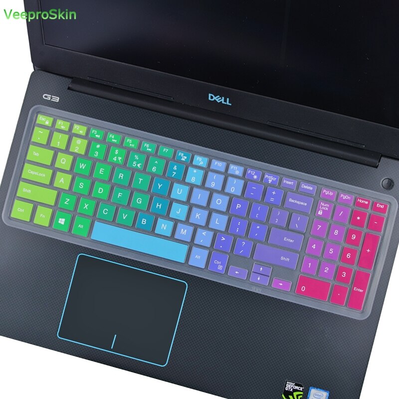 Silicone laptop Keyboard Cover Protector Skin For 15.6" Dell G7 7590 7588 15 / G7 7790 3779 7790 7799 17.3 inch Gaming