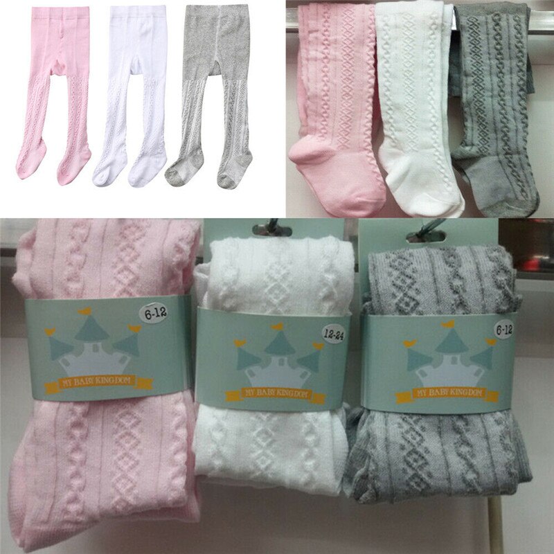 PUDCOCO Peuter Infant Baby Meisjes Katoen Warm Panty Sokken Broek Broek Kousen Panty Ballet Dans Sokken (Pak van 3)
