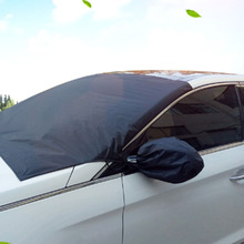 210*120 Cm Auto Glass Cover Front Sneeuw Shield Zon Bescherming Waterdichte Hoes Auto Voorruit Cover