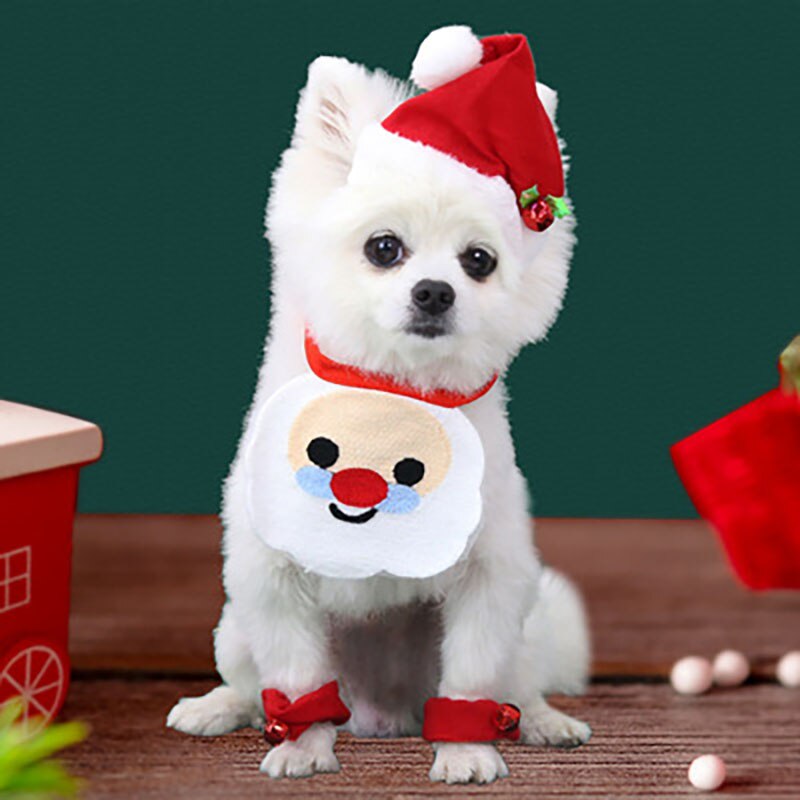 Bandanas ajustables para mascotas, bufanda para gatos y perros, lazo ajustable para Navidad y Halloween, Collar lavable, suministros y accesorios para mascotas para cachorros pequeños