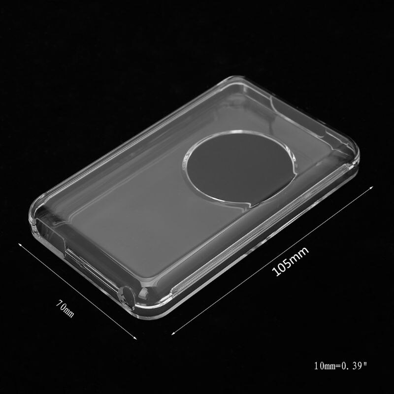 Portable PC Transparent Classic Hard Case For iPod 80G 120G 160G