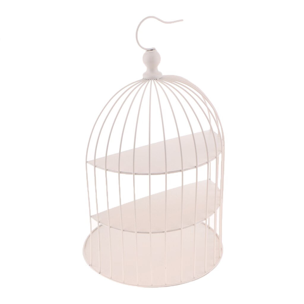 European Afternoon Tea Bird Cage Cake Rack 3-layer Snack Stand Display Stand Tea Break Buffet Tray