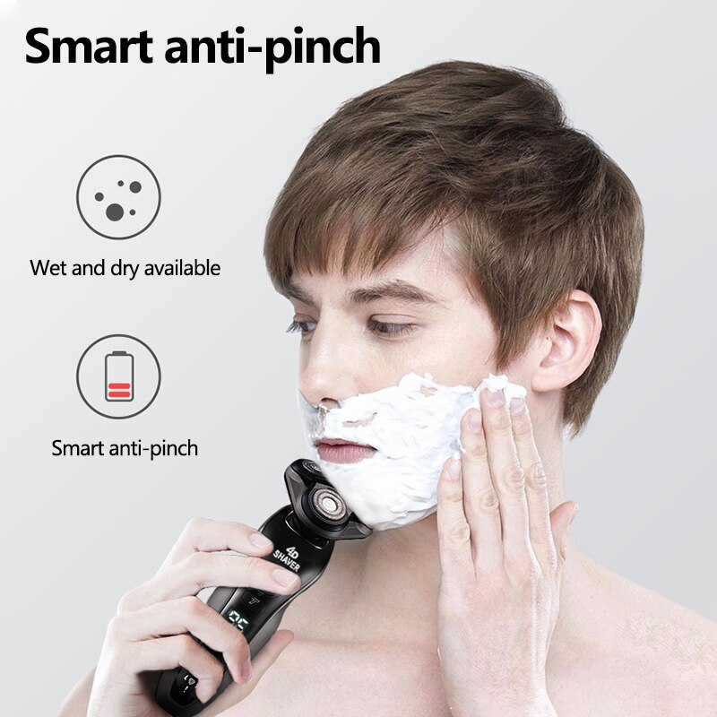 Factory Direct Sales 4D Electric Shaver Multifunctional Shaver Car USB Shaver Washing Rechargeable men's trimmer Shaver Epilator