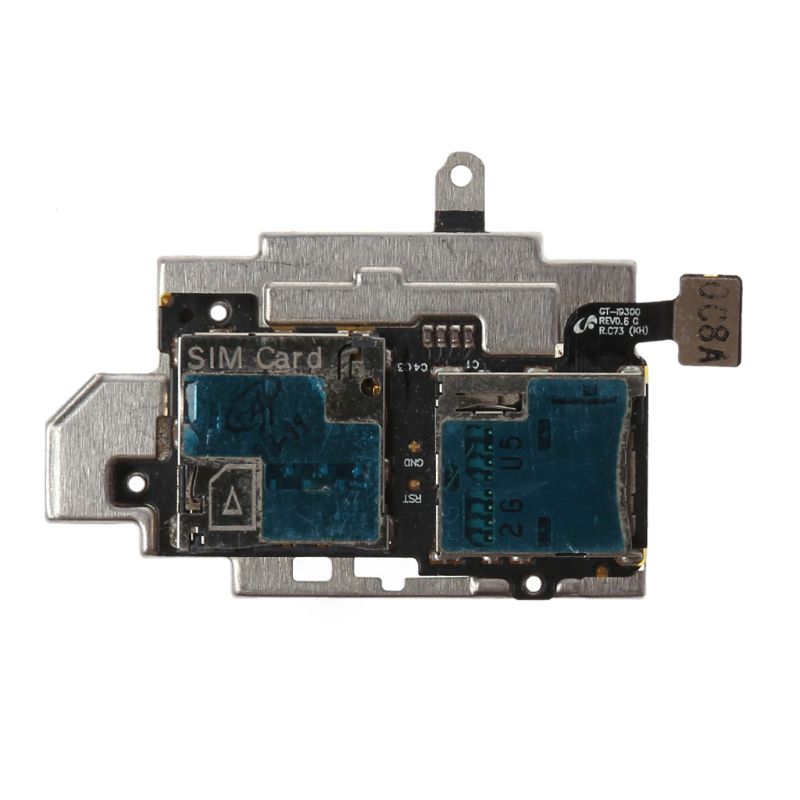 Soporte de ranura para tarjeta SIM SD, reparación de reemplazo de lector de Cable flexible para Samsung S3 I9300 T999 i747 DXAC