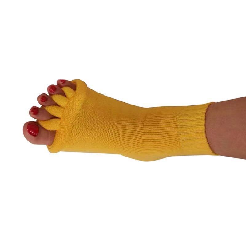 Separadores ortopédicos para dedos de los pies, Corrector de juanetes, ortopédico, Hallux Valgus, corrección de postura, Ectropion, 1 par: YELLOW