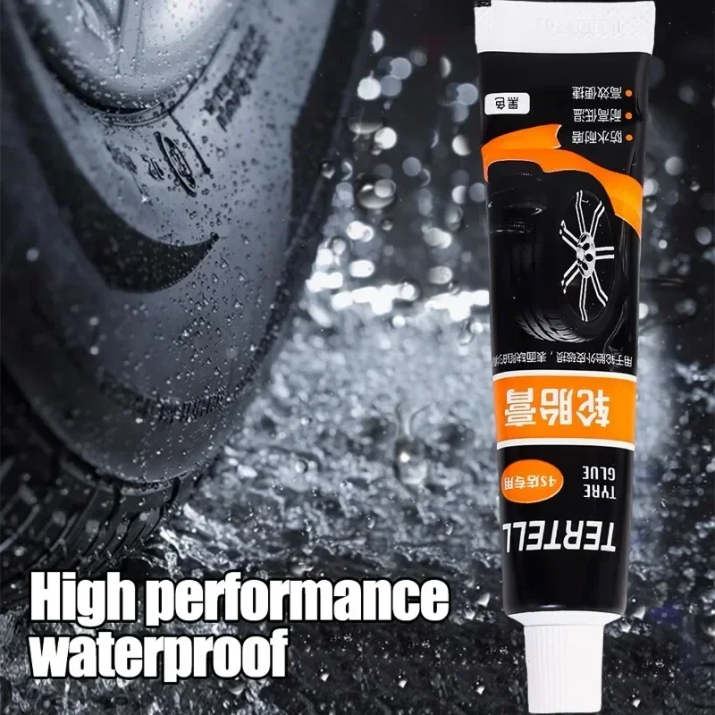 Tire Repair Glue Waterproof & High Temperature Resistant Black Sealing Waterproof And High-Temperature Resistant Repair Adhesive
