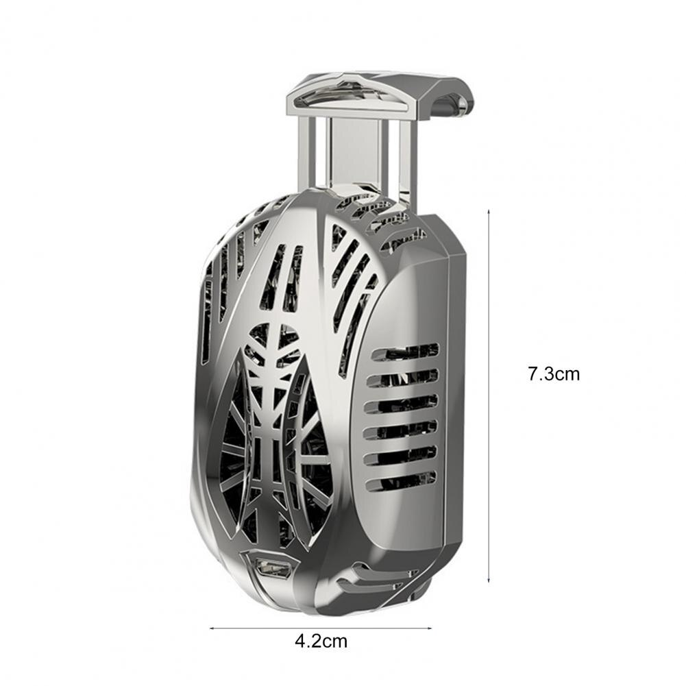Aviation-grade PC Aluminum Alloy Portable Phone Radiator Rapid Semiconductor Cooling Effective Air Cooler System for Gaming