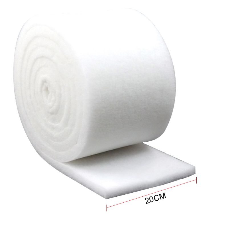 Fish Filter Sponge for Aquarium Filter Media, Reusable Purification Filter Pad, Cut to Improve Water: WHITE