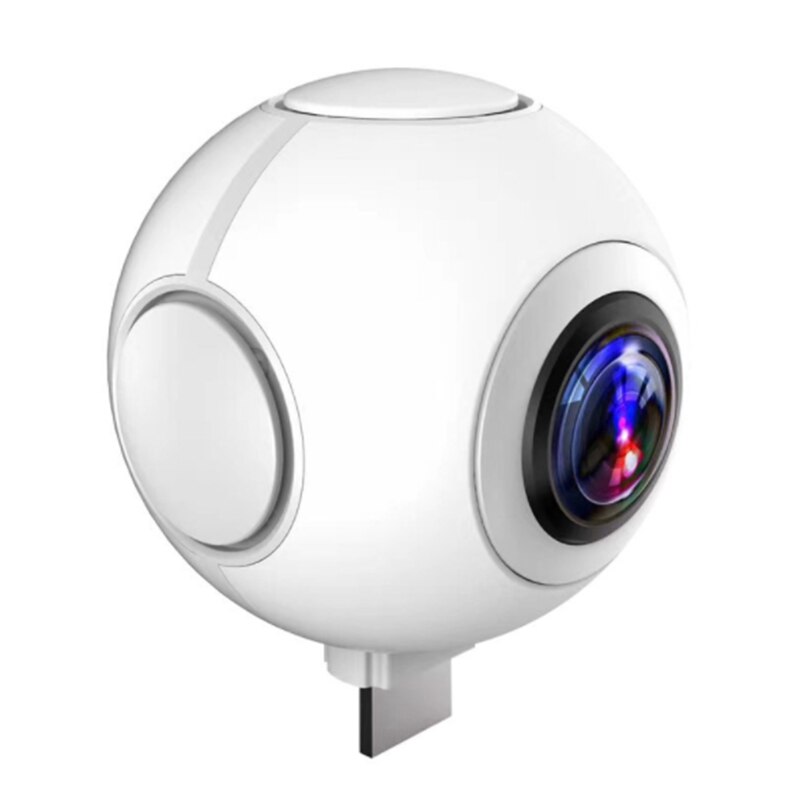 360-grad Panorama Kamera 720-Grad hoch-Definition Fisheye Dual-Objektiv praktisch VR Sport Kamera selfie 1080P 2MP: Ursprünglich Titel