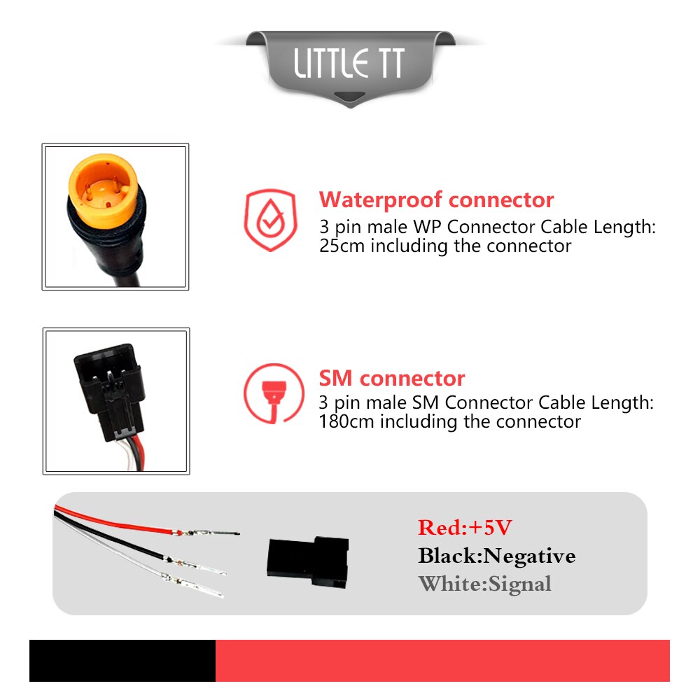 Electric Bicycle Finger Thumb Throttle ebike Whole Throttle Half Twist Throttle Handle for Electric Scooter Bike Conversion Kit