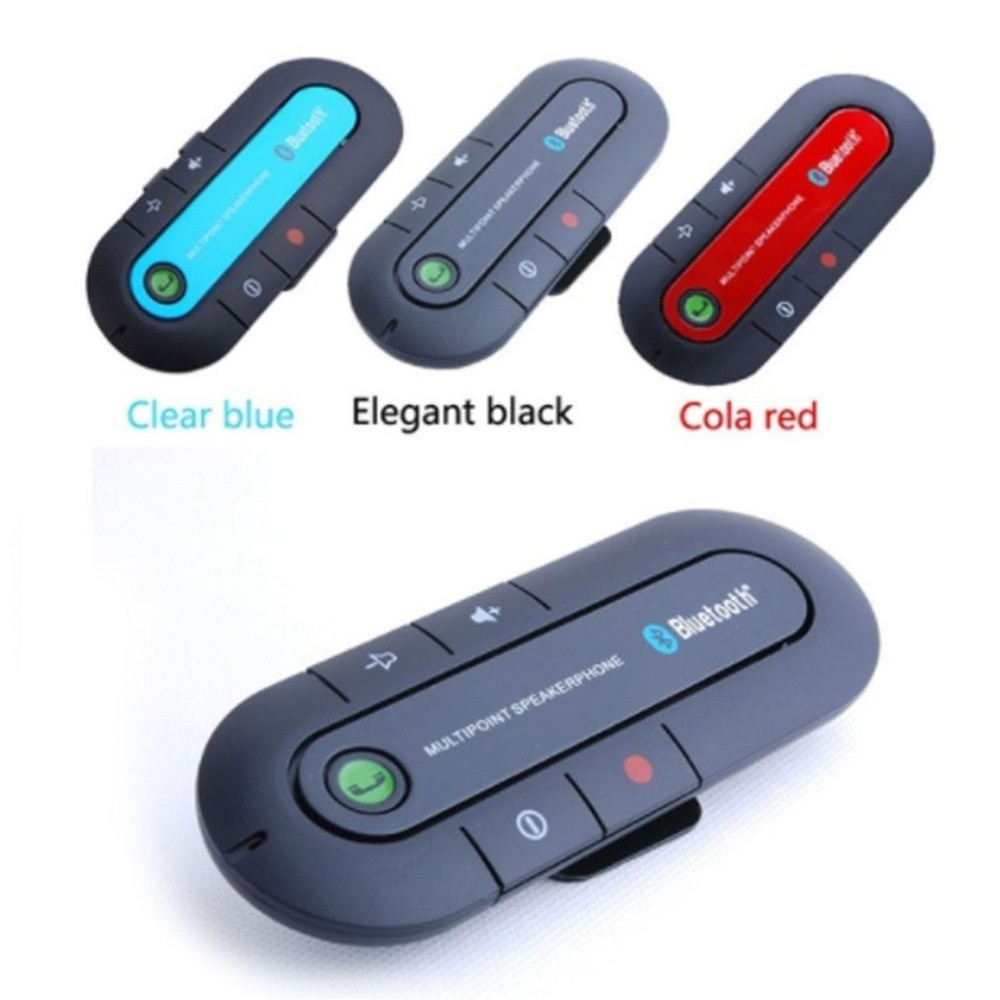 Wireless Bluetooth Car Kit Handsfree Speaker Phone Visor Clip for iPhone Android
