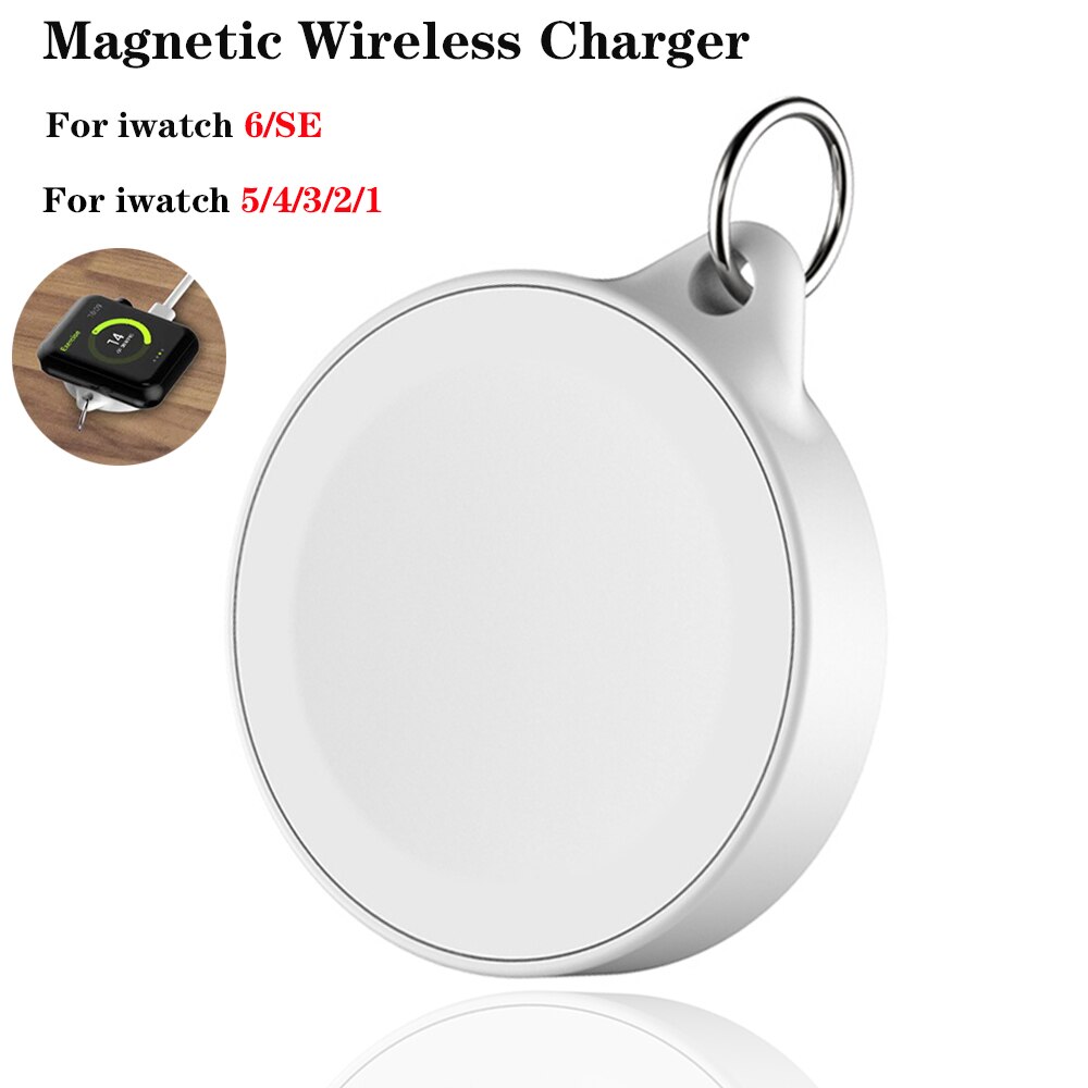 Portable Wireless Charger for Apple Watch charger series 6 SE 5 4 3 2 44mm 40mm IWatch 42mm 38mm Usb Magnetic Keychain Charging