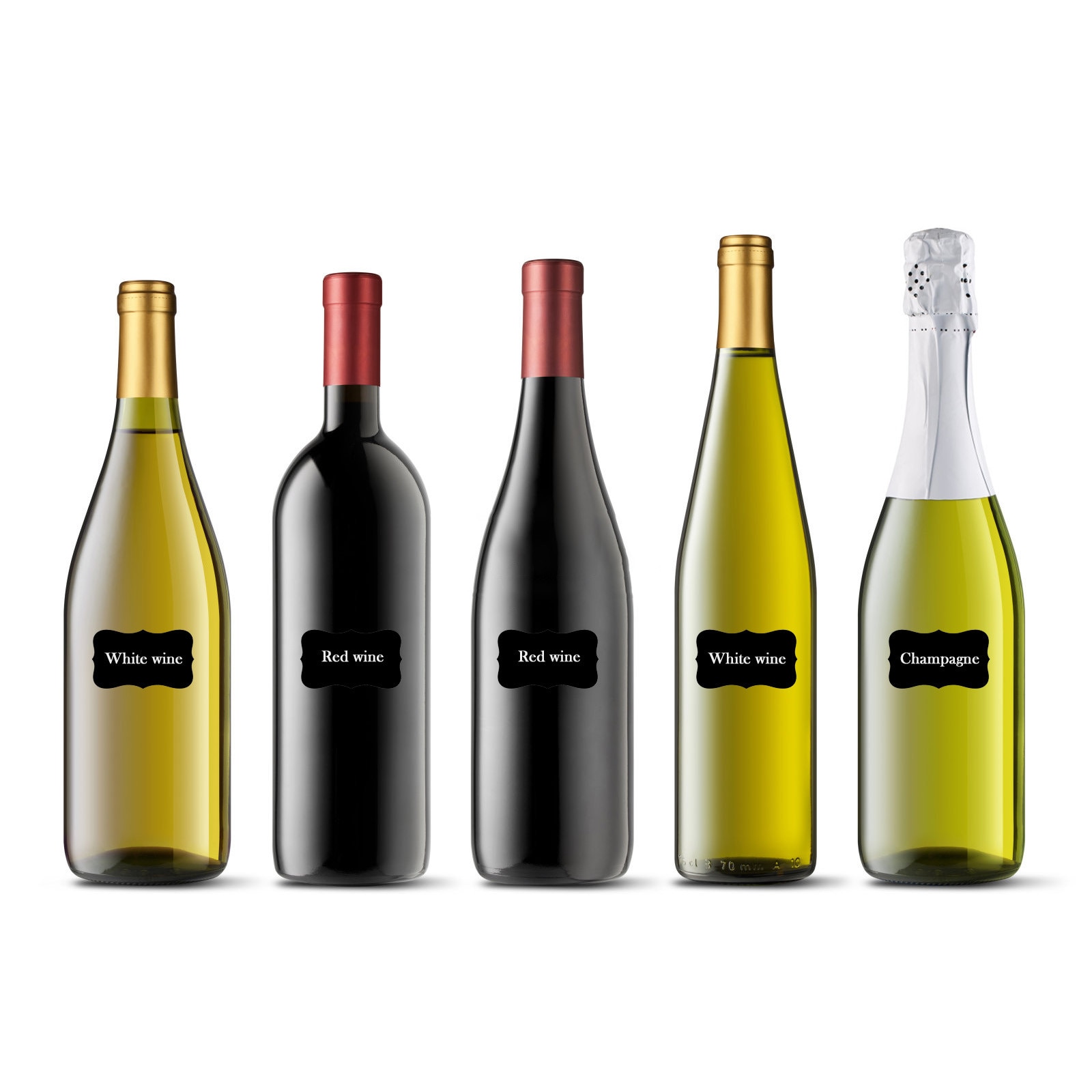 25# Pvc Labels Sticker Craft Kitchen Bottle Jars Organizer Labels Sticker Packaging Sealing Label Album Adhesive Sticker