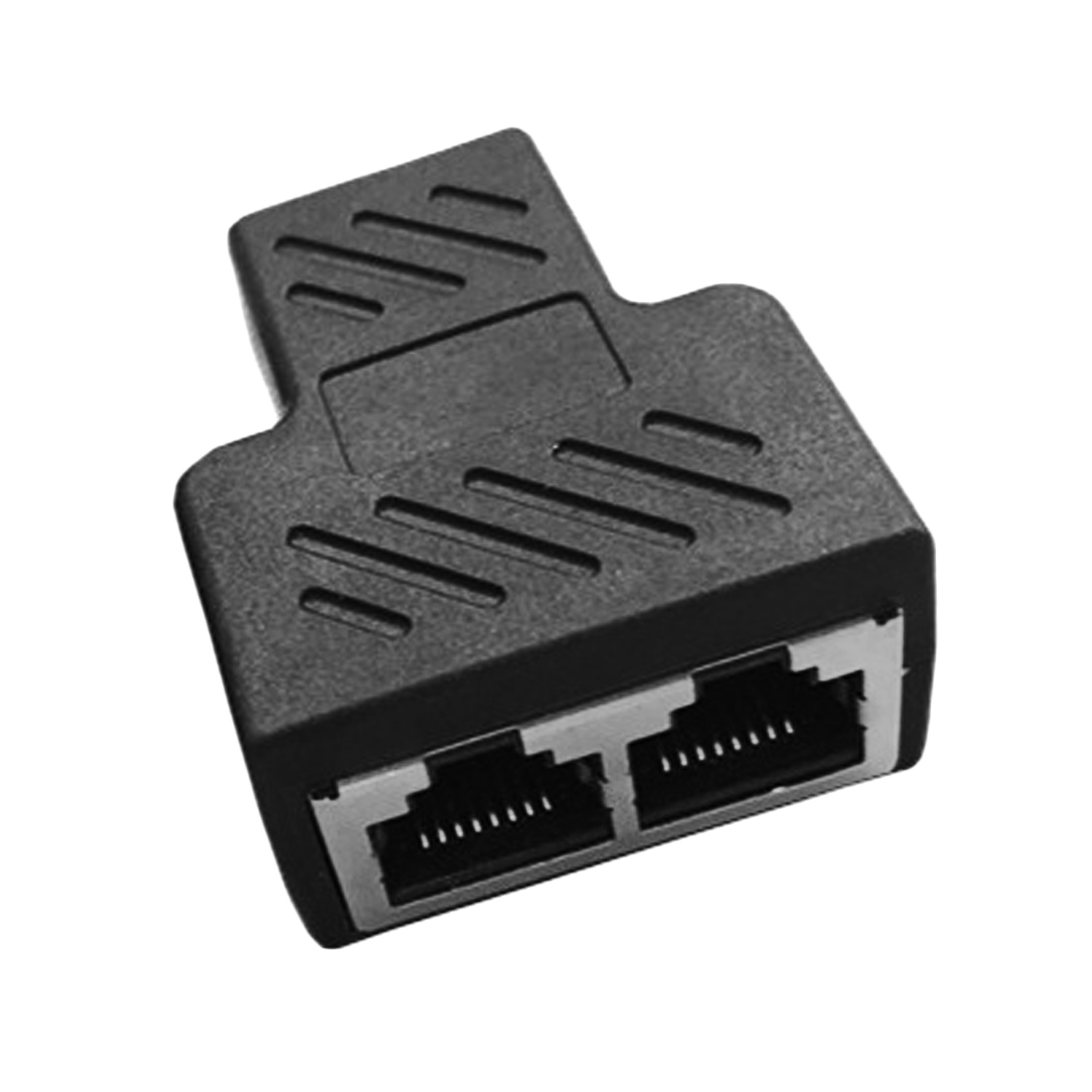 Elisona 1 zu 2 Weg LAN Ethernet Netzwerk Kabel Splitter Adapter RJ45 Weibliche Splitter Buchse Stecker Adapter Für Laptop