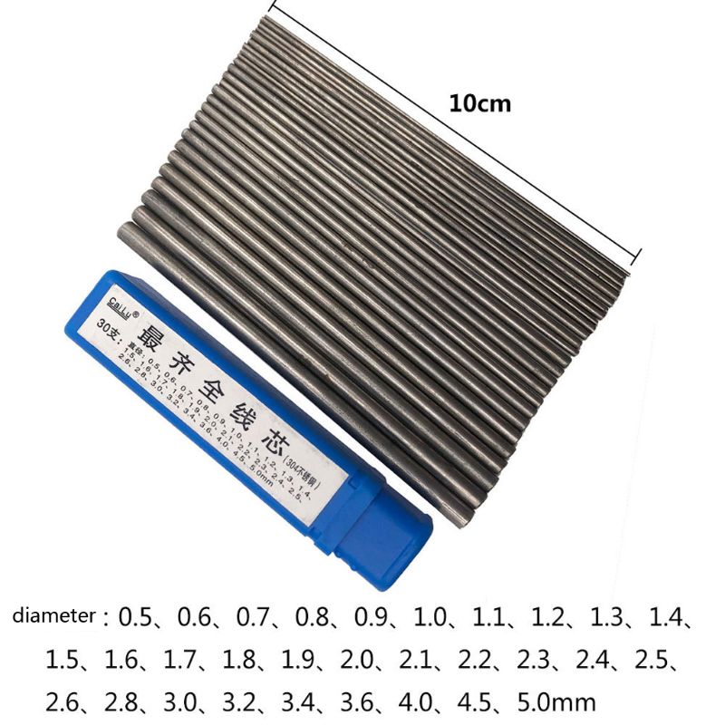 30Pcs All Size Jewelry Wire Roller Quilling Tool Stick Jumps Rings DIY Jewerly Making Tool