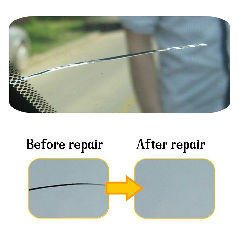 Auto glass crack reparationsverktyg vindruta winshield corrector diy delar