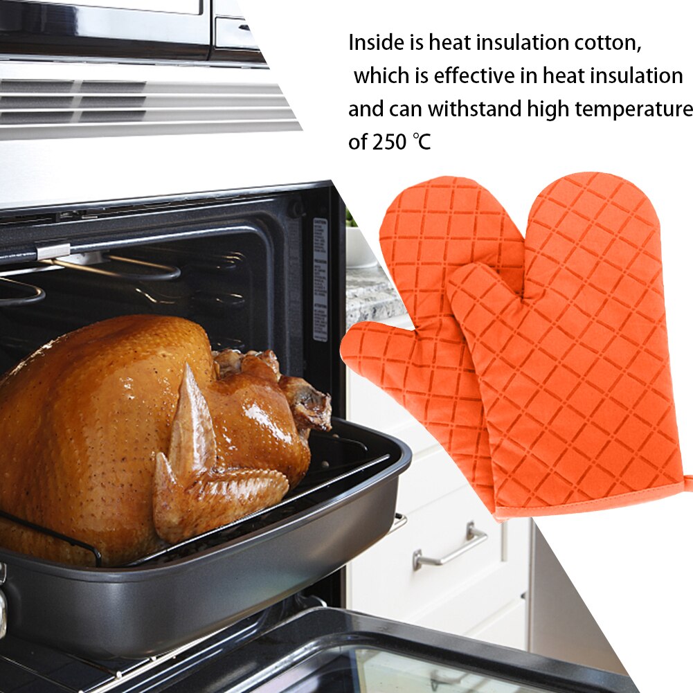 Ovenwanten Bakken Anti Handschoenen Hoge Temperatuur Weerstand Oven Magnetron Isolatie Bakken Mitten Bakvormen Keuken Gereedschap