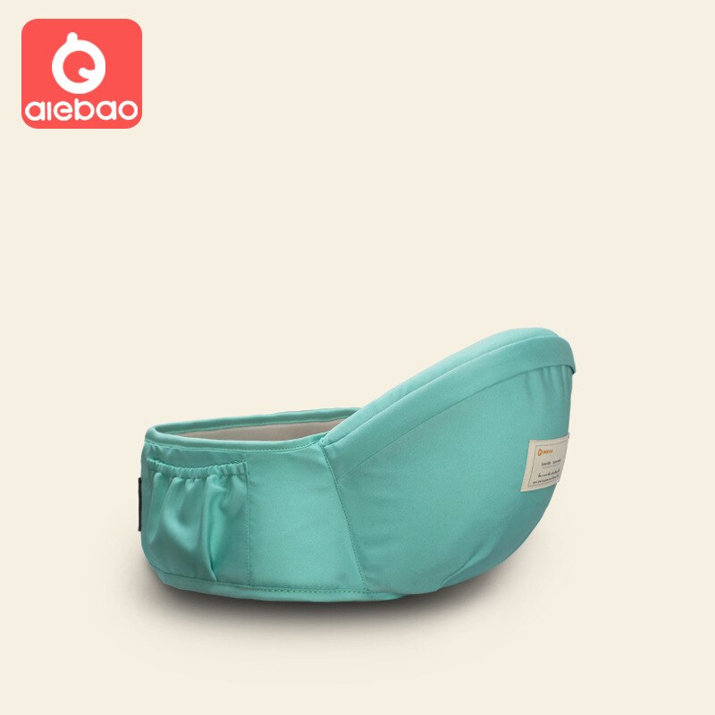 Aiebao-tabouret de porte-bébé ergonomique | Sac à dos, sacoche de maintien de la taille, sac à dos, ceinture de siège Hipseat, siège de hanche pour enfants de 0 à 24M: green