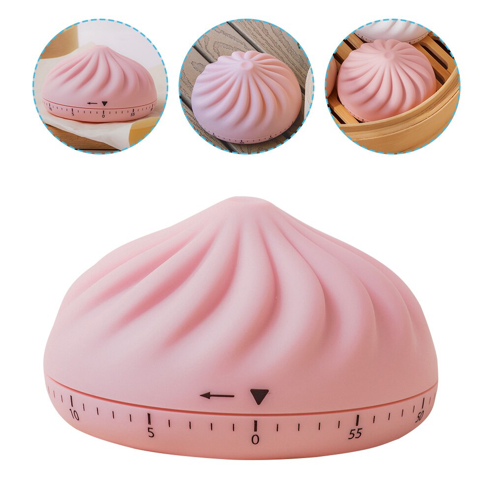 Gestoomde Gevuld Broodje Vorm Mechanische Timer Kookwekker Plastic Koken Timer