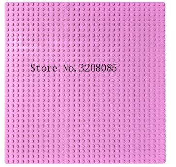 32*32 Dots Classic Base Plates Bricks City Baseplate Board Compatible Bricks Building Blocks Toys For Children: PINK