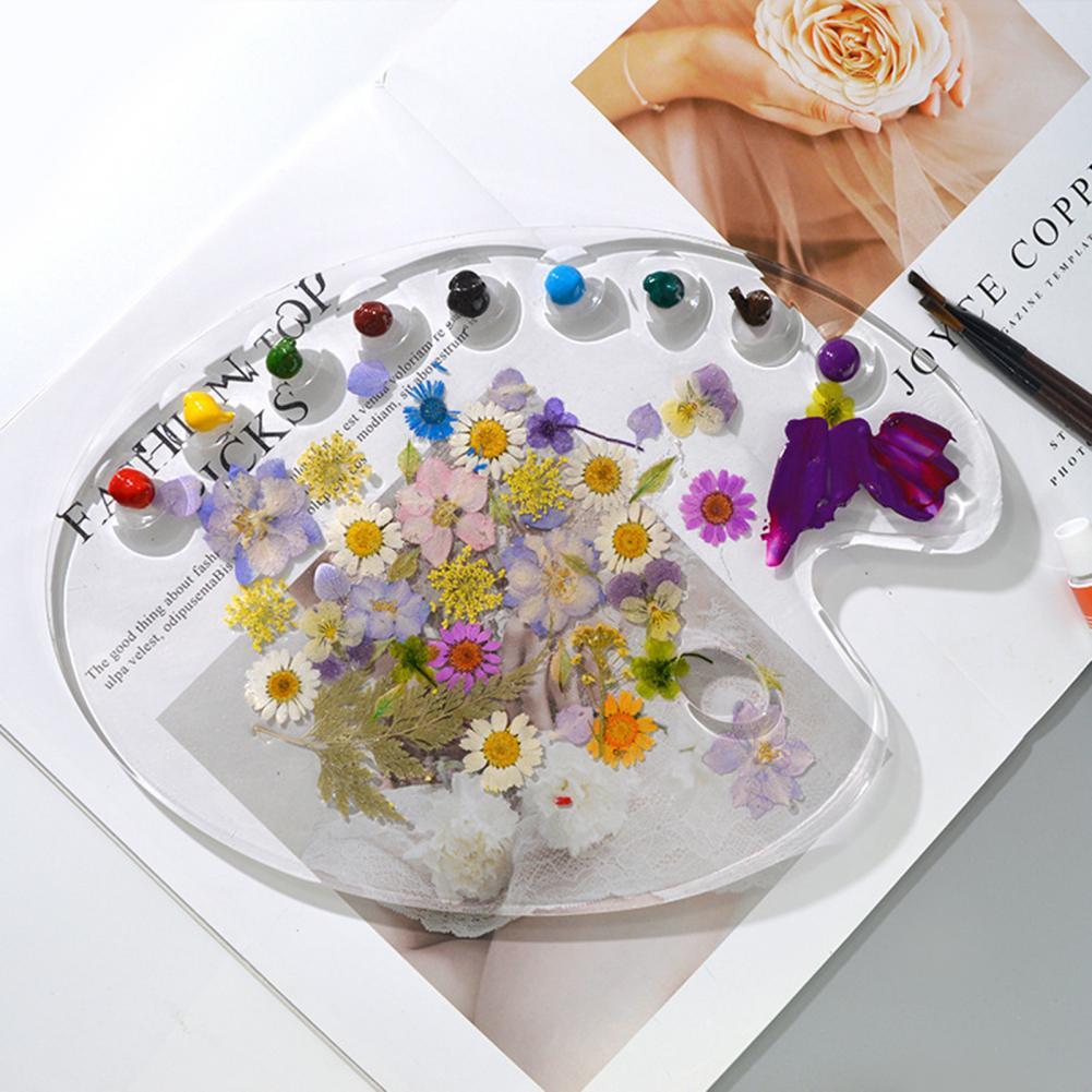 Epoxy Mold Elastic Easy to Demold Silicone Epoxy Palette Mold for