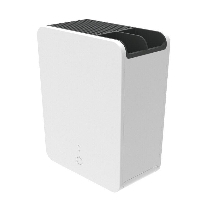 Intelligente desinfectie messenhouder droogmes koksmessenset schaar desinfectie snijplank eetstokjes: Wit