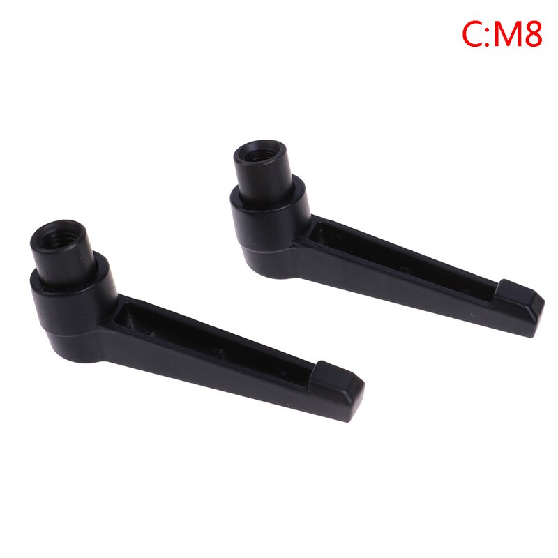 2 stk  m5 m6 m8 m10 m12 m16 spændehåndtag maskiner justerbart håndtag: C