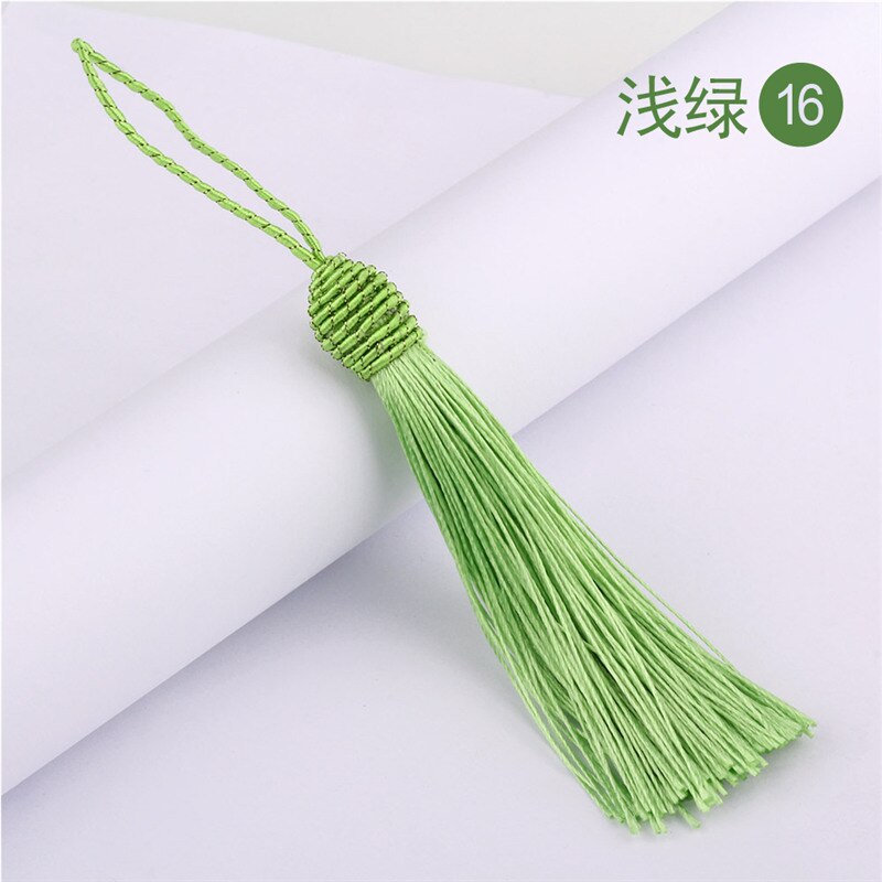 15cm Silk Tassel Fringe Sewing Bang Tassel Trim Key Tassels for Silk Tassels DIY Embellishment Curtain Accessories Parts: color 16