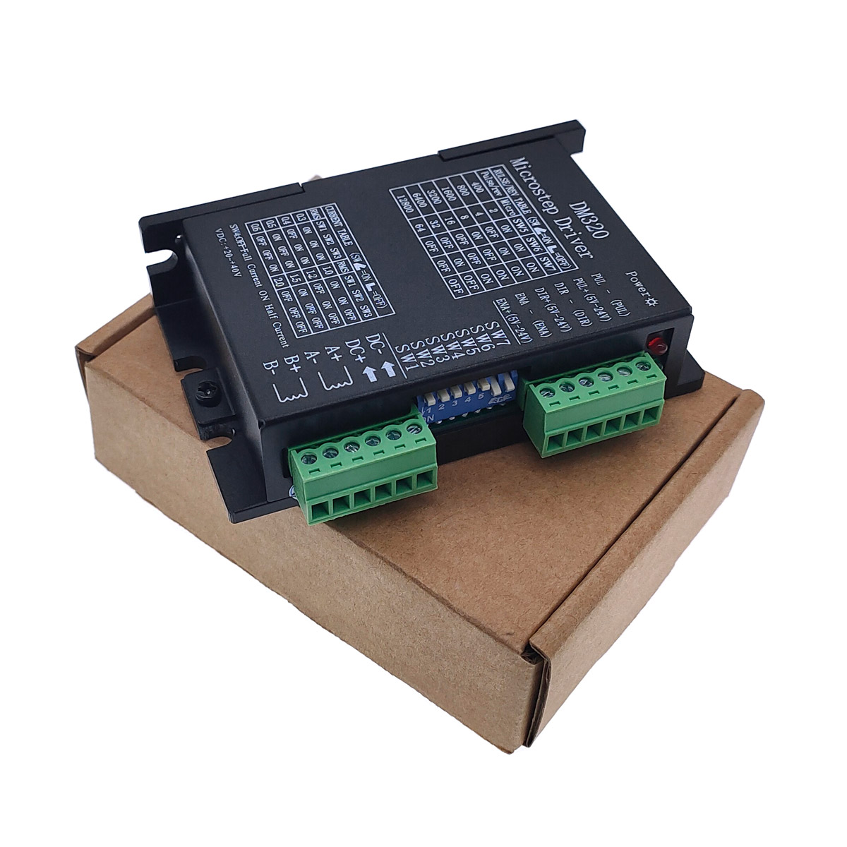 Stepper motor driver cintroller DM320 2H320 microstep motor brushless DC motor shell for 28 35 42 stepper motor Nema17