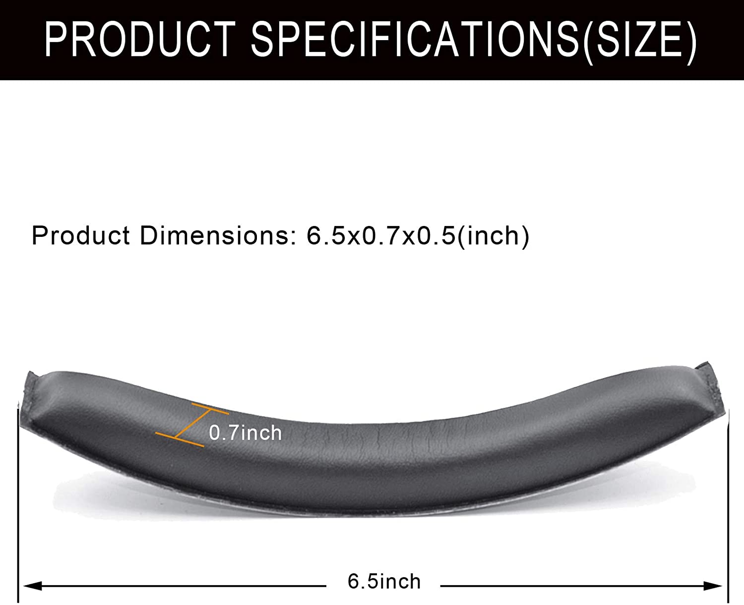 Vervanging Oorkussens Hoofdband Earpad Kussen Voor Sennheiser HD800 800S HD820 HD700 Hoofdtelefoon: HD700 PU Headband