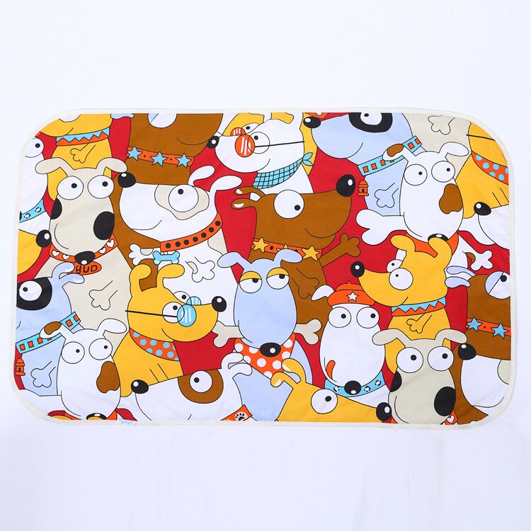 Baby Baby Waterdicht Vel Urine Changing Pads Cartoon Herbruikbare Baby Beddengoed Aankleedkussens: 6