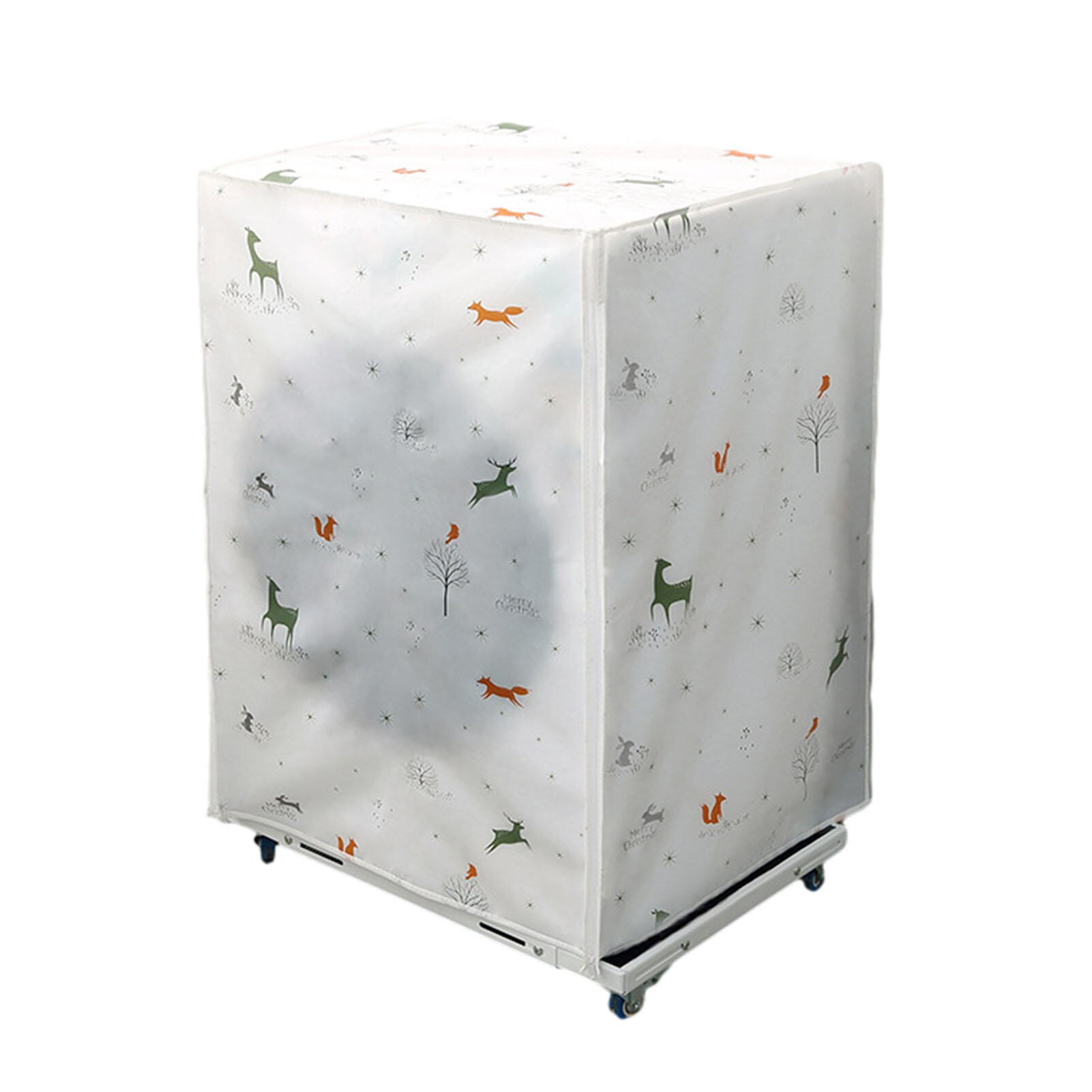 Washing Machine Cover Waterproof Sunscreen Protector Dust Cover Single Door Fridge Cover Household Refrigerator Organizer: F