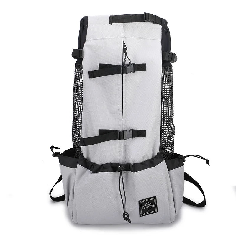 stärker Hunde-Trägerrucksack aus Nylon für kleine und mittelgroße Hunde. Hochwertiger, atmungsaktiver Fahrradrucksack für draussen-Reisen, Heimtierbedarf: XS / Weiß