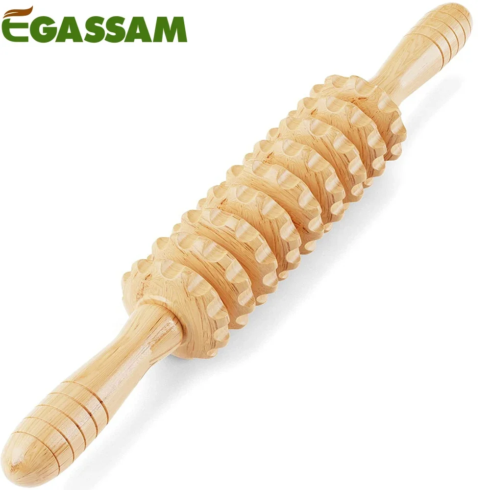 Manuelle Holz therapie Massage gerät Rolle Abzug Punkt Massage gerät Stock für Faszie, Zellulitis, Muskel & Bauch, Körper therapie Massage gerät